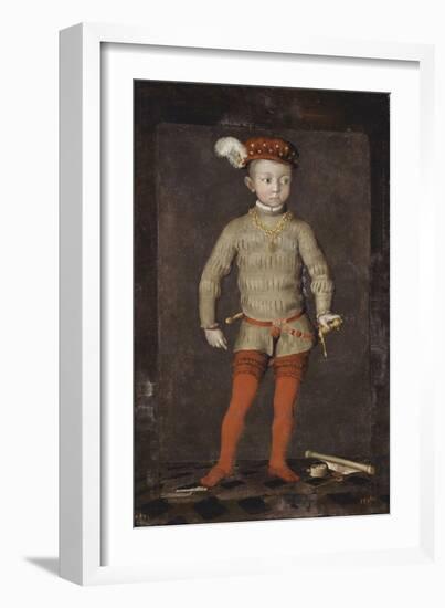 Portrait présumé d'Henri IV enfant-null-Framed Giclee Print