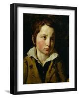 Portrait presume d'Olivier Bro. Oil on canvas. Inv. 10.265.-Theodore Gericault-Framed Giclee Print