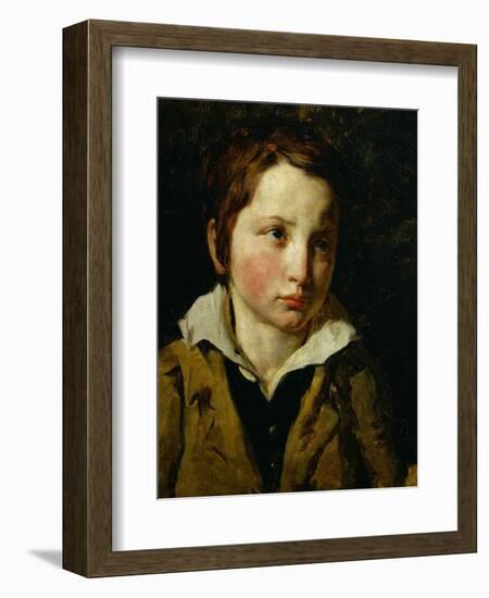Portrait presume d'Olivier Bro. Oil on canvas. Inv. 10.265.-Theodore Gericault-Framed Giclee Print