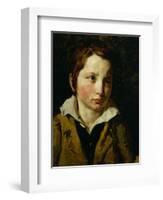 Portrait presume d'Olivier Bro. Oil on canvas. Inv. 10.265.-Theodore Gericault-Framed Giclee Print