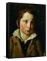Portrait presume d'Olivier Bro. Oil on canvas. Inv. 10.265.-Theodore Gericault-Framed Stretched Canvas