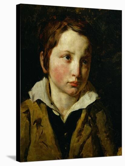 Portrait presume d'Olivier Bro. Oil on canvas. Inv. 10.265.-Theodore Gericault-Stretched Canvas