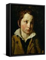 Portrait presume d'Olivier Bro. Oil on canvas. Inv. 10.265.-Theodore Gericault-Framed Stretched Canvas