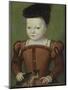 Portrait présumé de Charles IX à l'âge de trois ans et demi, jouant avec un chat-Mannier Germain Le-Mounted Giclee Print