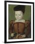 Portrait présumé de Charles IX à l'âge de trois ans et demi, jouant avec un chat-Mannier Germain Le-Framed Giclee Print