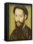 Portrait Presumed to Be Clement Marot (1496-1544)-Corneille de Lyon-Framed Stretched Canvas