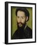 Portrait Presumed to Be Clement Marot-Corneille de Lyon-Framed Giclee Print