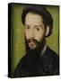 Portrait Presumed to Be Clement Marot-Corneille de Lyon-Stretched Canvas