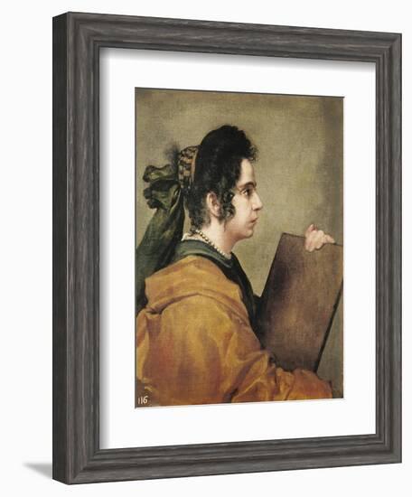 Portrait Presumed to Be Juana Pacheco as a Sibyl-Diego Velazquez-Framed Art Print