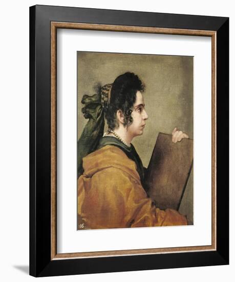 Portrait Presumed to Be Juana Pacheco as a Sibyl-Diego Velazquez-Framed Art Print