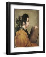 Portrait Presumed to Be Juana Pacheco as a Sibyl-Diego Velazquez-Framed Art Print