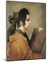Portrait Presumed to Be Juana Pacheco as a Sibyl-Diego Velazquez-Mounted Art Print