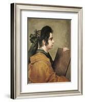 Portrait Presumed to Be Juana Pacheco as a Sibyl-Diego Velazquez-Framed Art Print