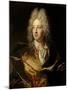 Portrait Presumed to Be Louis-Alexandre de Bourbon-Hyacinthe Rigaud-Mounted Giclee Print