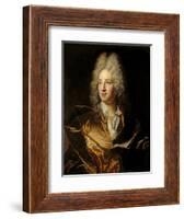 Portrait Presumed to Be Louis-Alexandre de Bourbon-Hyacinthe Rigaud-Framed Giclee Print