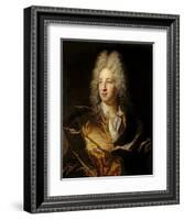 Portrait Presumed to Be Louis-Alexandre de Bourbon-Hyacinthe Rigaud-Framed Giclee Print