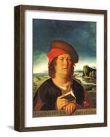 Portrait Presumed to be Paracelsus (1493-1541)-Quentin Metsys-Framed Giclee Print