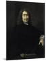 Portrait, Presumed to be Rene Descartes (1596-1650)-Sebastien Bourdon-Mounted Giclee Print