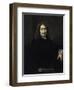 Portrait, Presumed to be Rene Descartes (1596-1650)-Sebastien Bourdon-Framed Giclee Print