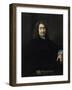 Portrait, Presumed to be Rene Descartes (1596-1650)-Sebastien Bourdon-Framed Giclee Print