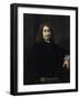 Portrait, Presumed to be Rene Descartes (1596-1650)-Sebastien Bourdon-Framed Giclee Print