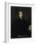 Portrait, Presumed to be Rene Descartes (1596-1650)-Sebastien Bourdon-Framed Giclee Print