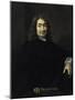 Portrait, Presumed to be Rene Descartes (1596-1650)-Sebastien Bourdon-Mounted Giclee Print