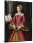 Portrait Print after Elizabeth Tudor-Hans Holbein the Younger-Mounted Giclee Print