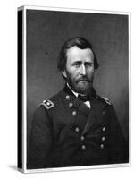 Portrait Print of General Ulysses S. Grant-null-Stretched Canvas
