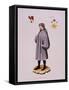 Portrait Print of Geoffrey Chaucer-null-Framed Stretched Canvas