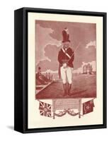 ' Portrait representation of uniform inscribed by proprietor', 1780-1820, (1909)-Charles Tomkins-Framed Stretched Canvas