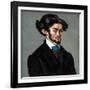 Portrait Romantique, 1868-70-Paul Cézanne-Framed Giclee Print