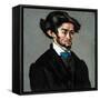 Portrait Romantique, 1868-70-Paul Cézanne-Framed Stretched Canvas