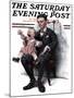 "Portrait" Saturday Evening Post Cover, July 9,1921-Norman Rockwell-Mounted Giclee Print