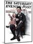 "Portrait" Saturday Evening Post Cover, July 9,1921-Norman Rockwell-Mounted Giclee Print