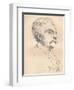 'Portrait-Sketch of M. Gabriel Faure', c1889-John Singer Sargent-Framed Giclee Print