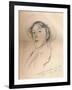 'Portrait sketch of Miss Violet Paget (Vernon Lee)', c1881-John Singer Sargent-Framed Giclee Print