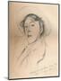 'Portrait sketch of Miss Violet Paget (Vernon Lee)', c1881-John Singer Sargent-Mounted Giclee Print