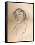 'Portrait sketch of Miss Violet Paget (Vernon Lee)', c1881-John Singer Sargent-Framed Stretched Canvas