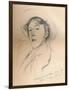 'Portrait sketch of Miss Violet Paget (Vernon Lee)', c1881-John Singer Sargent-Framed Premium Giclee Print