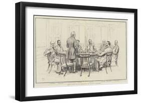 Portrait-Sketch of the Members of the European Conference-Frank Dadd-Framed Giclee Print