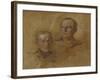 Portrait Studies of Field Marshal Helmuth Graf von Moltke (1800-1891), ca 1880-1885-null-Framed Giclee Print