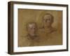 Portrait Studies of Field Marshal Helmuth Graf von Moltke (1800-1891), ca 1880-1885-null-Framed Giclee Print