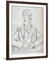 Portrait Study in Pencil, C20th Century (1932)-William Newenham Montague Orpen-Framed Giclee Print