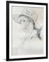 Portrait Study in Pencil, C20th Century (1932)-William Newenham Montague Orpen-Framed Giclee Print