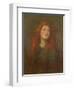 Portrait Study of a Girl with Red Hair, C.1885-George Frederick Watts-Framed Giclee Print