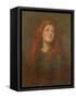 Portrait Study of a Girl with Red Hair, C.1885-George Frederick Watts-Framed Stretched Canvas