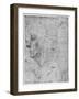 Portrait Study of a Man, 15th Century-Leonardo da Vinci-Framed Giclee Print