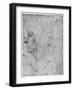Portrait Study of a Man, 15th Century-Leonardo da Vinci-Framed Giclee Print