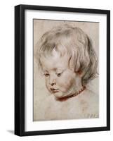 Portrait Study of His Son Nicolas, 1621-Peter Paul Rubens-Framed Giclee Print